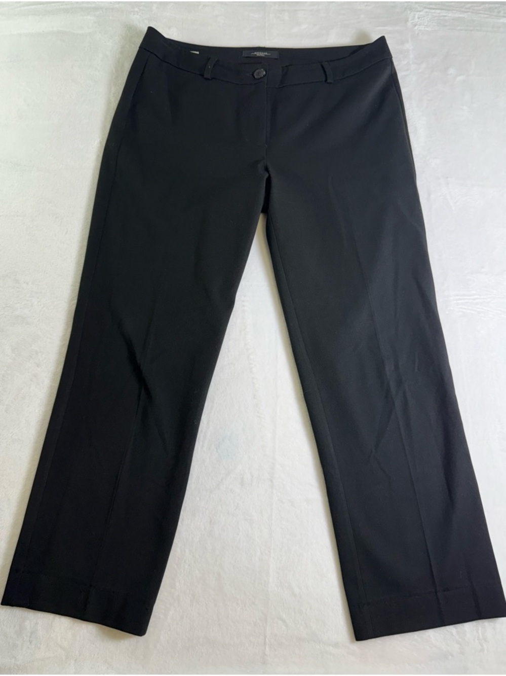 MaxMara Weekend Cigarette Black Tailored Dress Pants